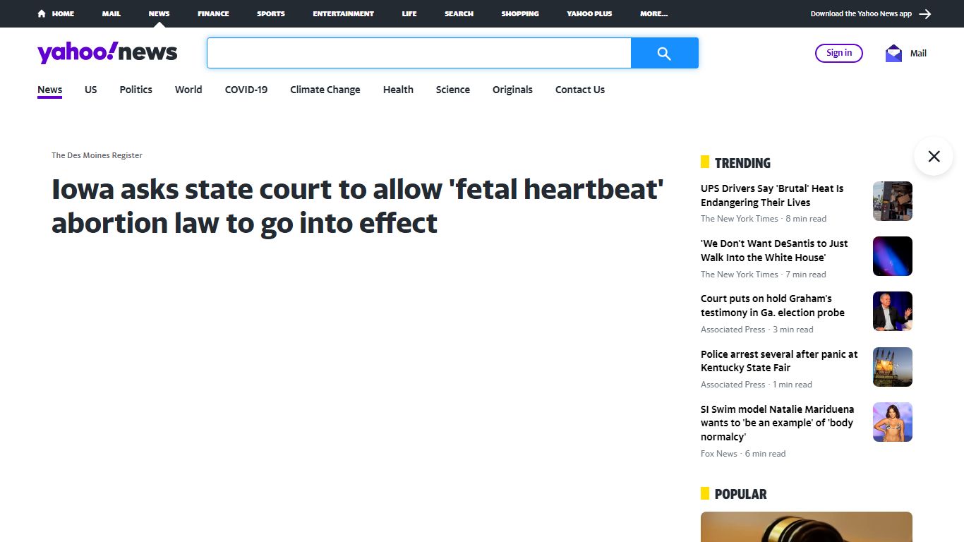 Iowa asks state court to allow 'fetal heartbeat' abortion law to go ...