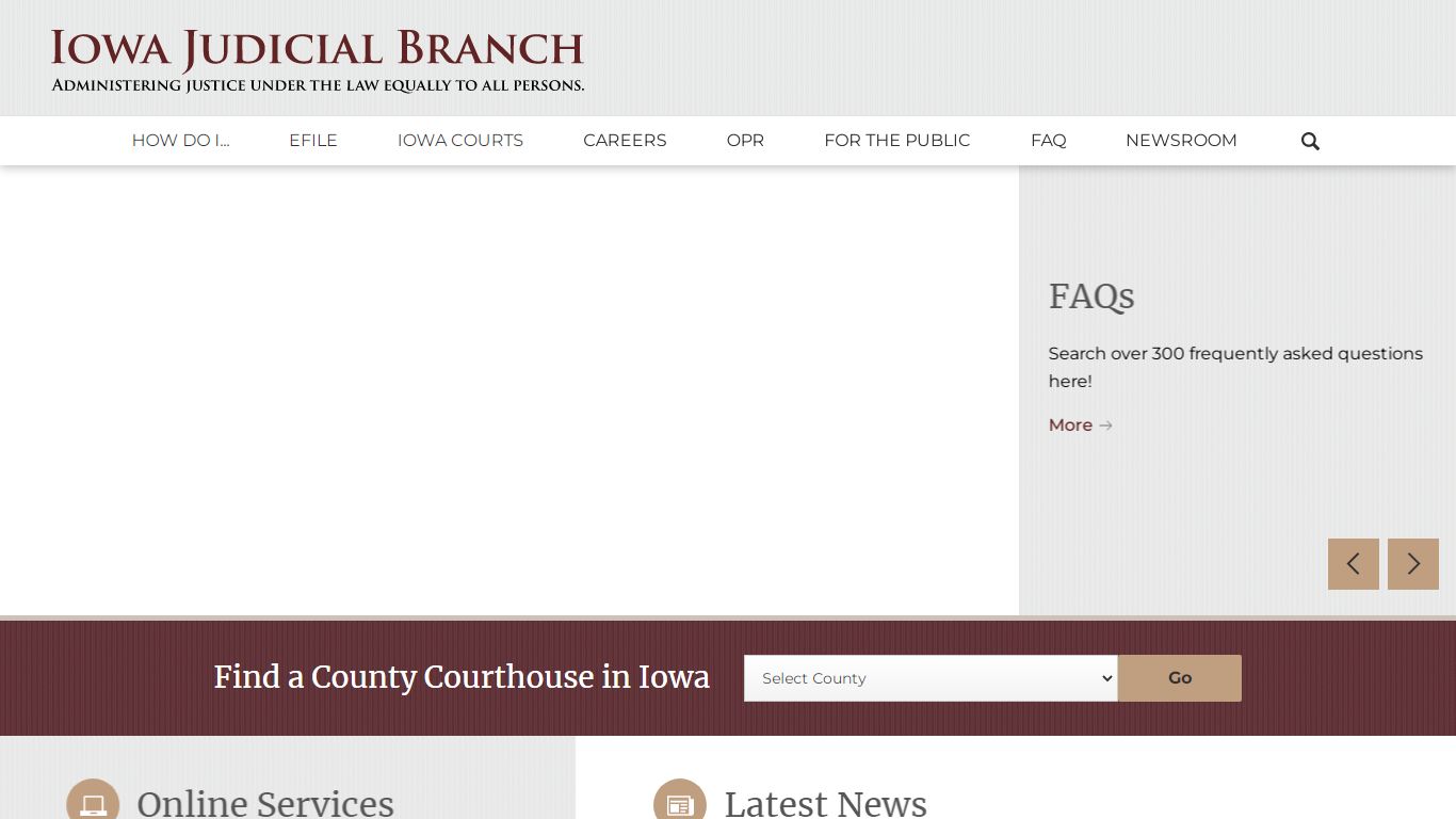 Administering Justice Under Law Equally To All Persons | Iowa Judicial ...